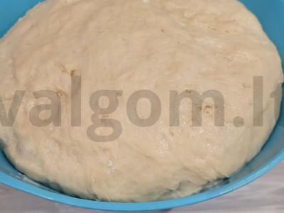 Cinnamon bunai su varškės sūriu Žingsnis 3