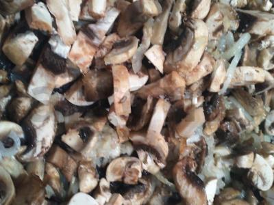 Puiki upėtakis su grybais ir sūriu Žingsnis 2