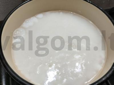 Pieninė ryžių košė sočiam pusryčiams Žingsnis 3