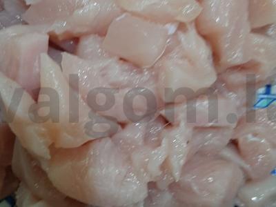 Funchosa su vištiena Žingsnis 2