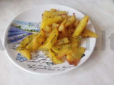 Kaimiški bulvės su provanso žolelėmis Žingsnis 6