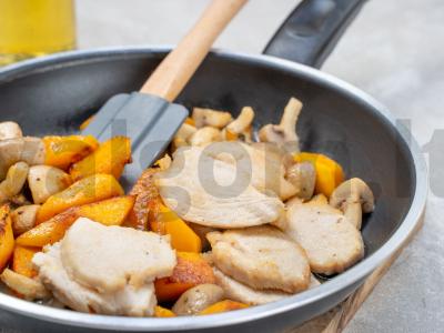 Grikių košė su moliūgu ir vištiena Žingsnis 1