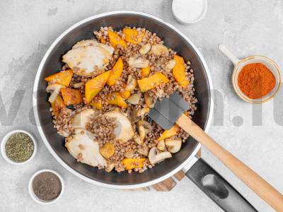 Grikių košė su moliūgu ir vištiena Žingsnis 2