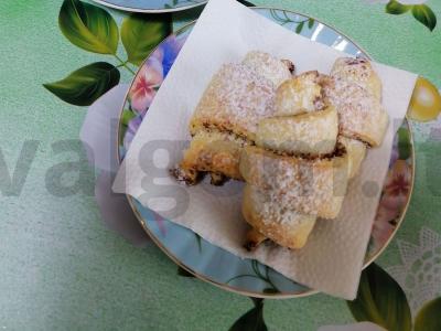 Rageliai su varške ir šokoladu Žingsnis 4