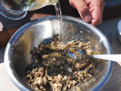 Troškintos šoninės naminiame pomidorų sultyse Žingsnis 2