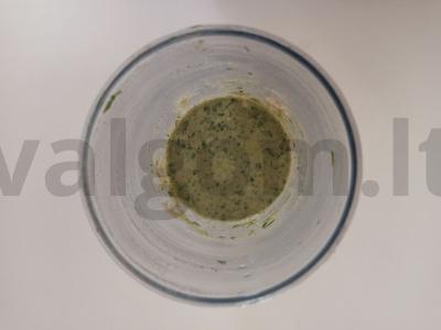 Krisčiai salotas su dideliu daržovių įvairove Žingsnis 2