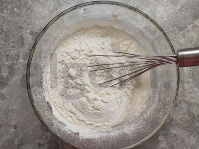 Naudingos veganiškos blynai Žingsnis 1