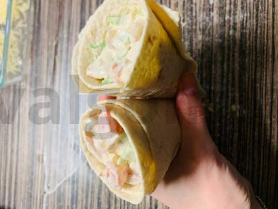 Tortilija su vištiena Žingsnis 6