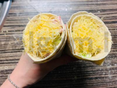 Tortilija su vištiena pagrindine nuotrauka