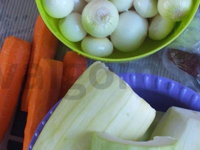 Cukinijų ikra Žingsnis 1