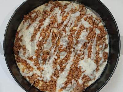 Patingėlių lazanja iš lavašo ir kiaulienos-jautienos faršo Žingsnis 4