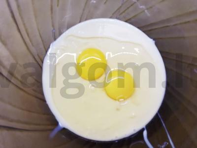 Minkštas tortas „Pieninė mergaitė“ Žingsnis 1