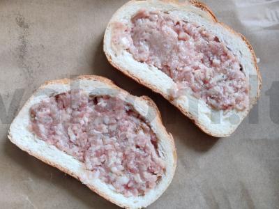 Mėsos brusketė su ožkų sūriu Žingsnis 4