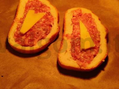 Mėsos brusketė su ožkų sūriu Žingsnis 6