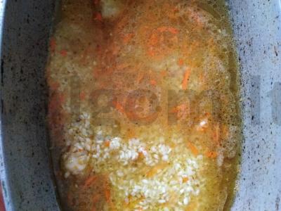 Plovas su vištiena katile su paprika ir ciberžole Žingsnis 6