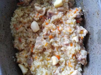 Plovas su vištiena katile su paprika ir ciberžole Žingsnis 7