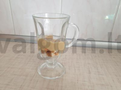 Varškės desertas su veganiškomis lazdelėmis Žingsnis 5