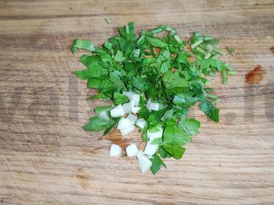 Aštrus padažas mėsai iš adžikos ir majonezo Žingsnis 3