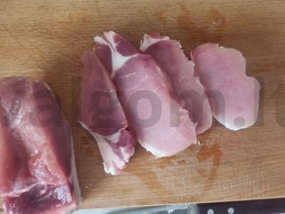 Koteliai tešloje Žingsnis 1