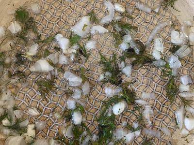 Virti bulgur su svogūnais Žingsnis 1