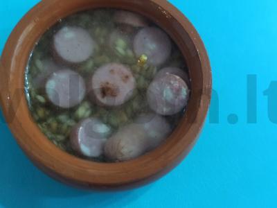 Perlovka su dešra ir sūriu orkaitėje Žingsnis 4