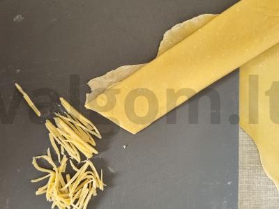 Namų kiaušinių makaronai Žingsnis 9