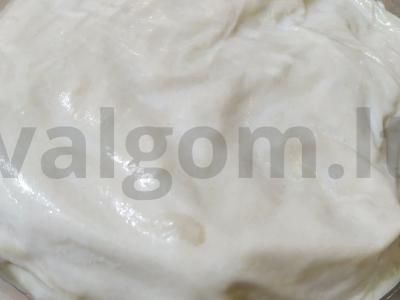 Varškės apkepas su vyšniomis ir filo tešla Žingsnis 4