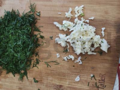 Česnakinis grybų padažas su vištiena Žingsnis 7