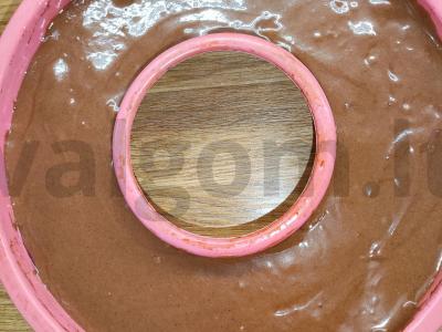 Šokoladinis keksiukas su vyšniomis pieno pagrindu Žingsnis 11