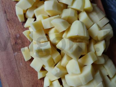 Troškinta kopūstai su bulvėmis Žingsnis 2