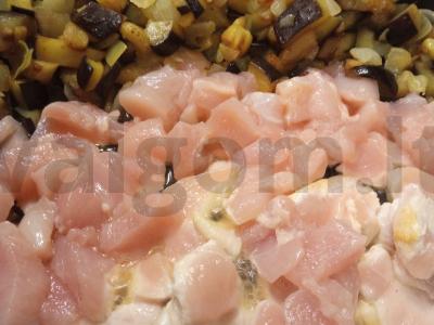 Padažas su baklažanais ir vištienos filė Žingsnis 2