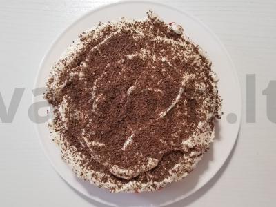 Šventinis tortas „Žiemos vyšnia“ pagrindine nuotrauka