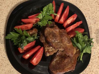 Kepta kiaulės kaklas Žingsnis 4