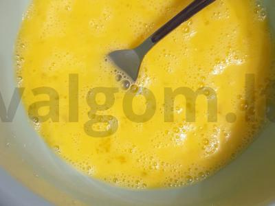 Sviestinis tešlas Žingsnis 1