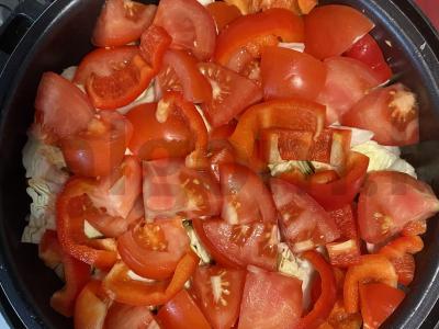 Uzbekiškas troškinys lėtoje viryklėje Žingsnis 10