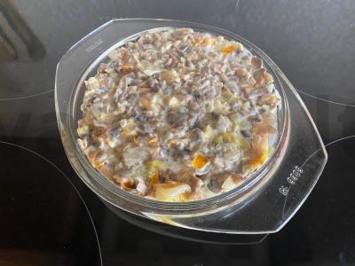 Vištienos atšaldytas su daržovėmis ir grybais Žingsnis 8