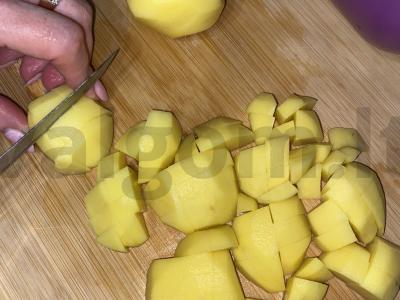 Sriuba per valandą pagal firminį receptą, su rūkytais produktais Žingsnis 3