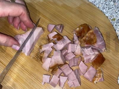 Sriuba per valandą pagal firminį receptą, su rūkytais produktais Žingsnis 5