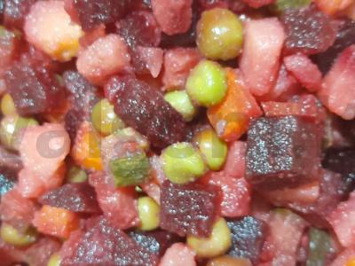 Vinegretas su žaliais žirneliais Žingsnis 3