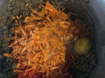 Rudųjų lęšių kotletai Žingsnis 4