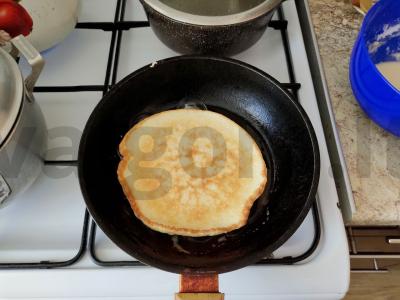 Ruginiai blynai su pienu Žingsnis 2