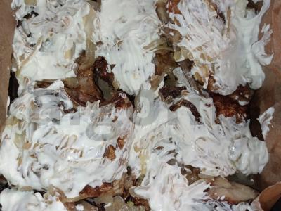 Keptas karšis su grietinės padažu ir svogūnais Žingsnis 5