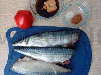 Skumbrė garstyčių padaže Žingsnis 1