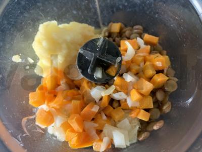 Žaliosios lęšių kotletai Žingsnis 4