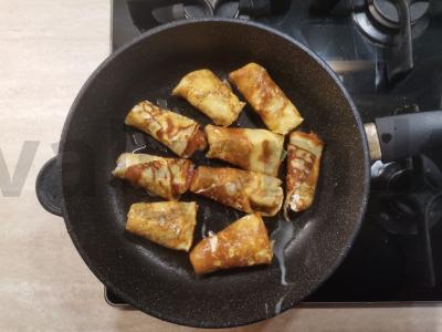 Namų blynai su varške ir lašiša Žingsnis 7