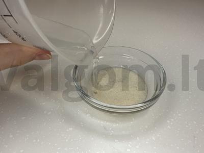 Tas pats sūrio pyragas su mėlynėmis Žingsnis 5