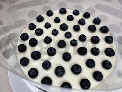 Tas pats sūrio pyragas su mėlynėmis Žingsnis 10