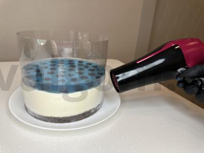 Tas pats sūrio pyragas su mėlynėmis Žingsnis 13