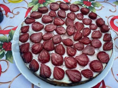 Karališka varškė su braškėmis pagrindine nuotrauka