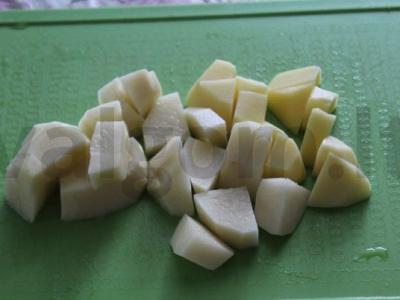 Minestras su vištienos faršu Žingsnis 1